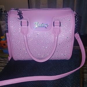 Juicy Couture Pink Rhinestone Satchel